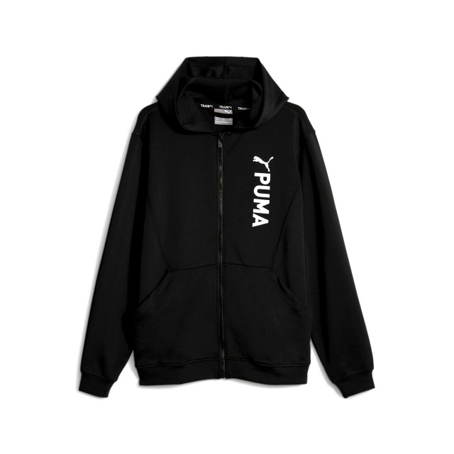 Puma fit double knit fz hoodie - 059940_990-M large