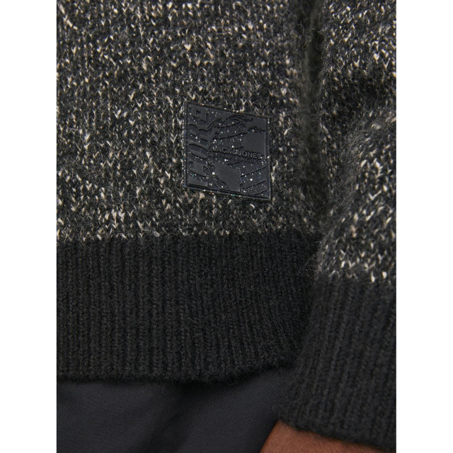Jack & Jones Space knit mock neck 12239460-BLK-S large