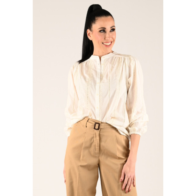 Moscow Blouse lange mouw beige large