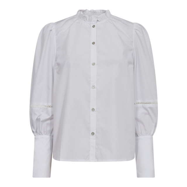 Co'Couture Cc bonnie lace sleeve shirt CC Bonnie Lace Sleeve Shirt/4000 White large