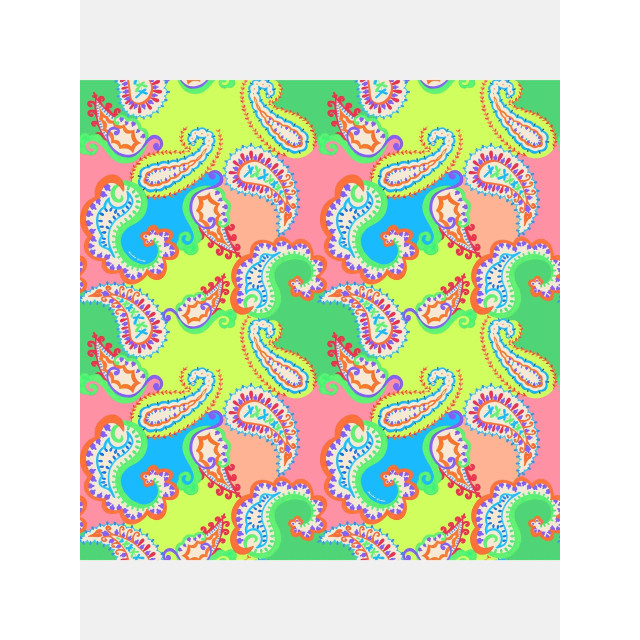 Mucho Gusto Blouse genua kleurrijke paisley print Blouse Genua Kleurrijke Paisley Print large