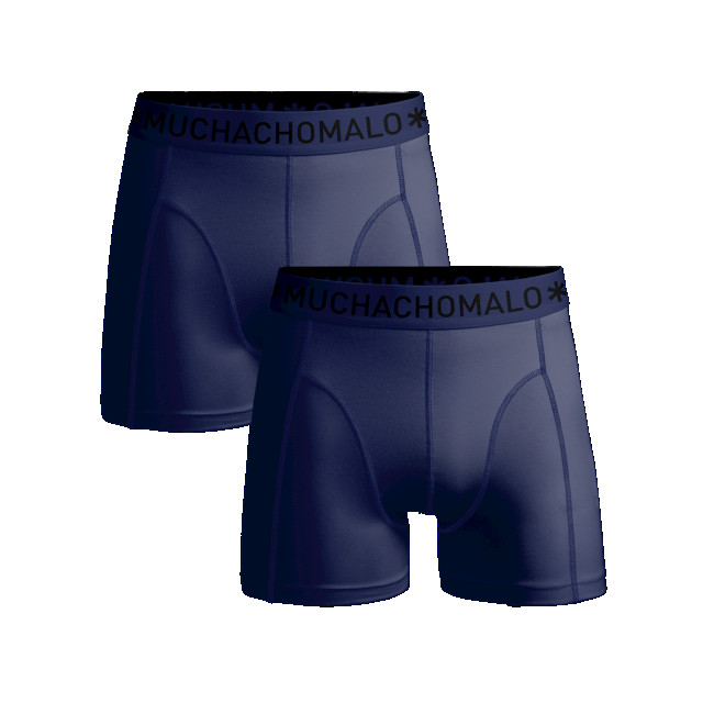 Muchachomalo Heren 2-pack boxershorts effen MICROFIB1010-06nl_nl large