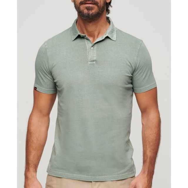 Superdry M1110323a jersey 1ll desert sage green heren polo 1LL Desert Sage Green/M1110323A Jersey large