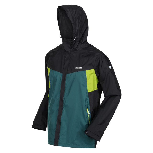 Regatta Waterdichte herenjas dresford UTRG7711_blackpacificgreen large Regatta Waterdichte herenjas dresford UTRG7711_blackpacificgreen large
