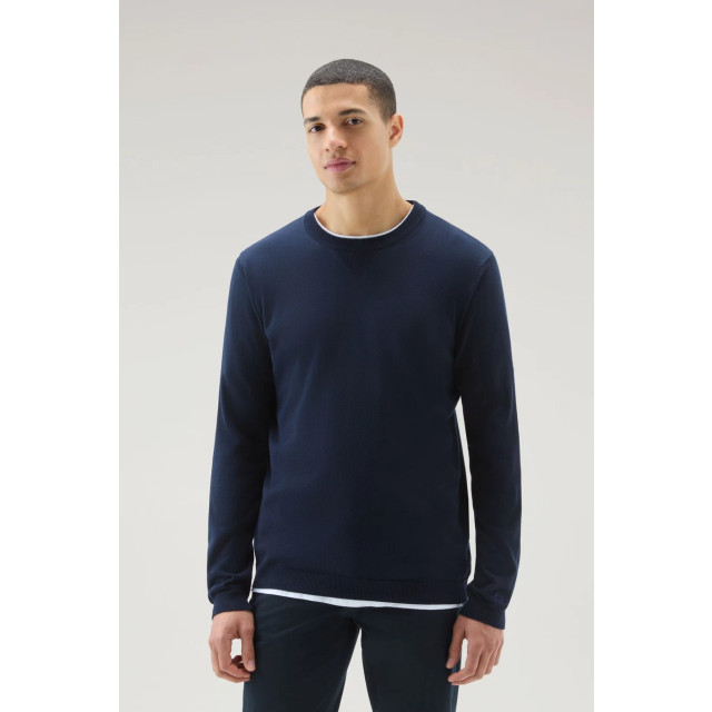 Woolrich Men logo crewneck melton 148970970 large