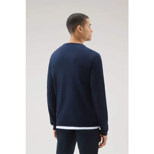 Woolrich Men logo crewneck melton 148970970 large