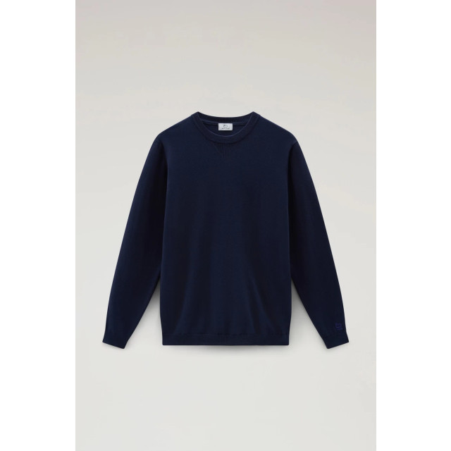 Woolrich Men logo crewneck melton 148970970 large