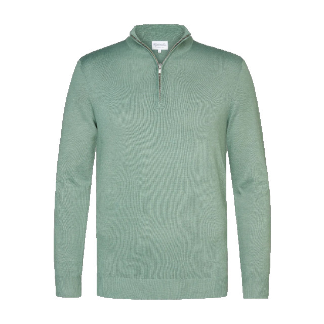 Michaelis Mint pullover met halflange zipper PMVJ10004G large