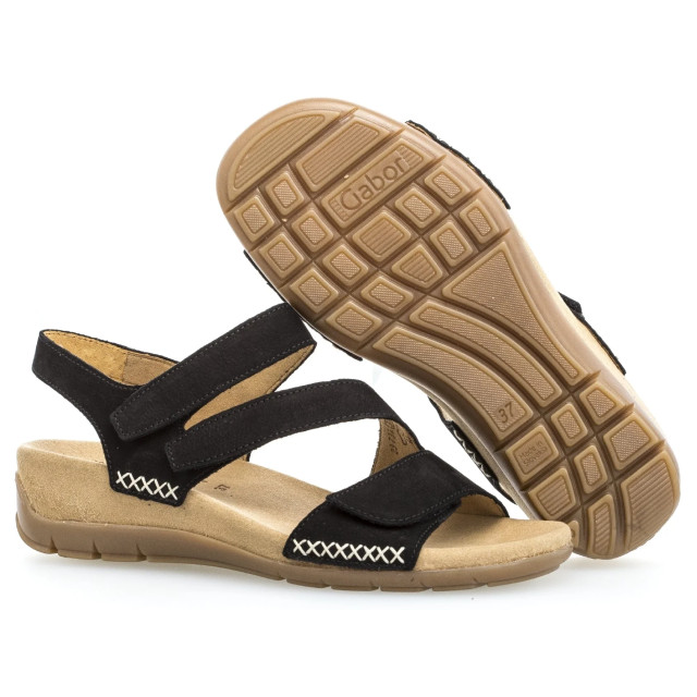 Gabor 63.734.17 Sandalen Zwart 63.734.17 large