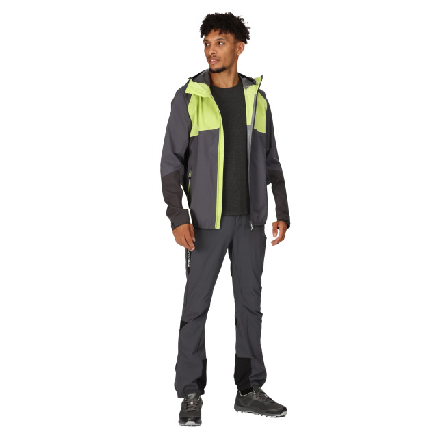 Regatta Heren deserto waterdichte jas met capuchon UTRG9149_sealgreygreenalgae large Regatta Heren deserto waterdichte jas met capuchon UTRG9149_sealgreygreenalgae large