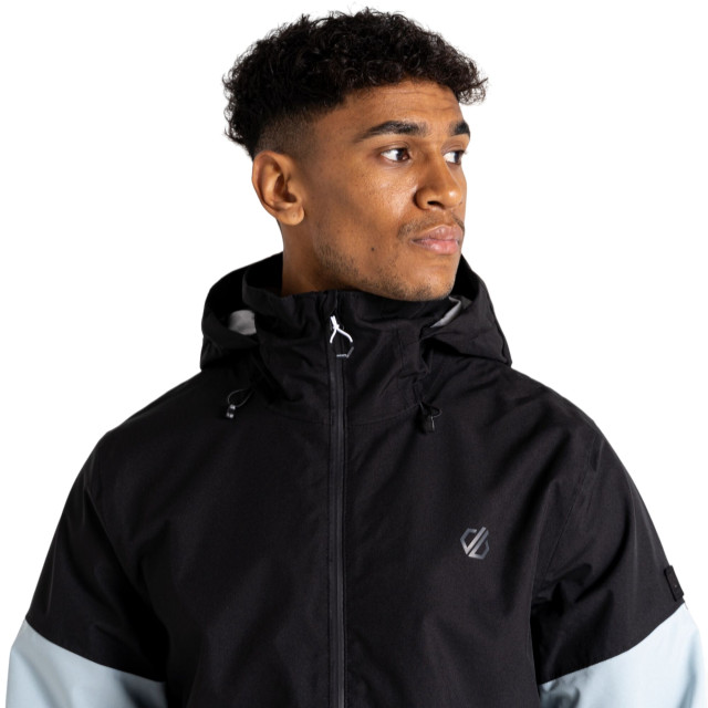 Dare2b Heren terrain waterdichte jas UTRG8717_blackmediterraneangreen large