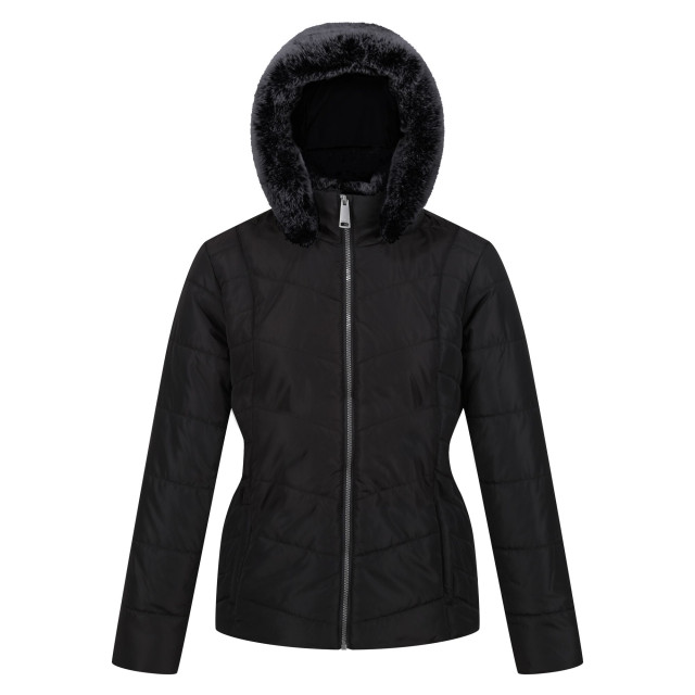 Regatta Dames wildrose gewatteerd hooded jacket UTRG9210_black large