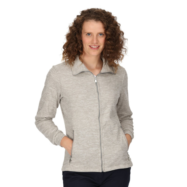 Regatta Dames azaelia marl full zip fleecejack UTRG9274_palomagrey large