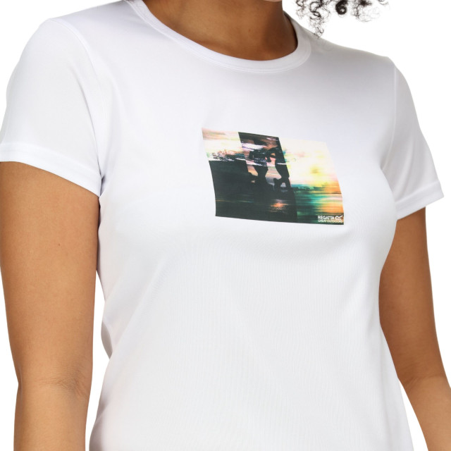 Regatta Dames fingal vii grafisch t-shirt UTRG8781_white large