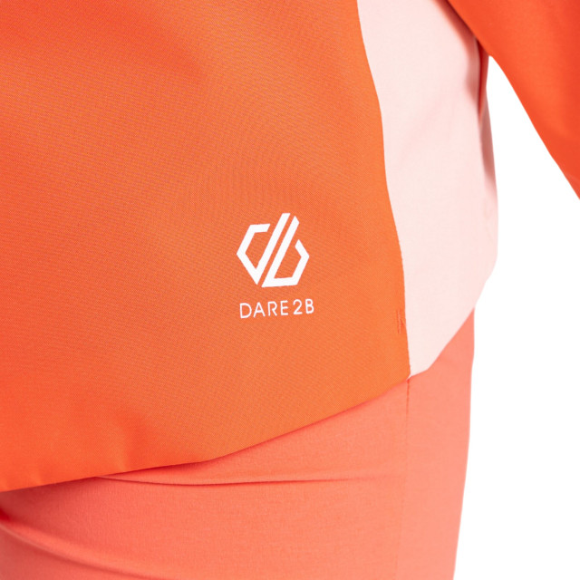 Dare2b Dames trail colour block waterdichte jas UTRG8727_neonpeach large