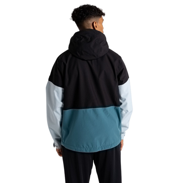 Dare2b Heren terrain waterdichte jas UTRG8717_blackmediterraneangreen large