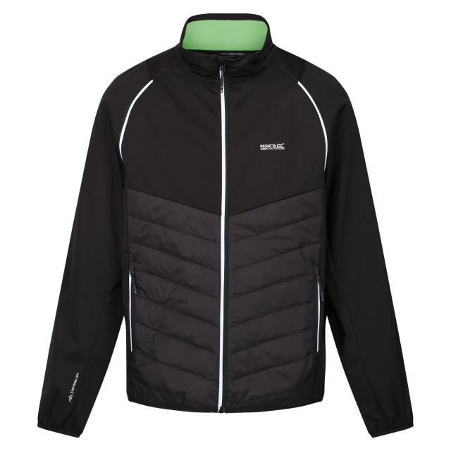 Regatta Heren steren hybride zachte shell jas UTRG9163_blackjasminegreen large Regatta Heren steren hybride zachte shell jas UTRG9163_blackjasminegreen large