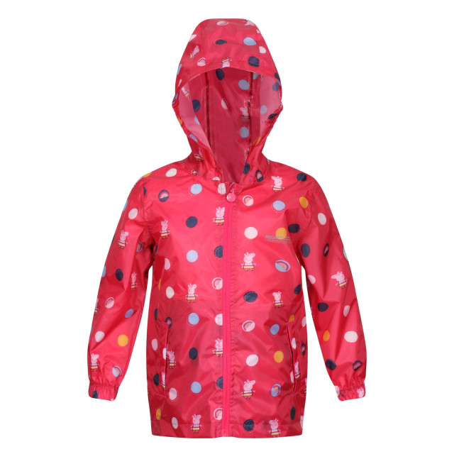 Regatta Dames peppa pig packaway waterdicht jasje UTRG9588_brightblush large