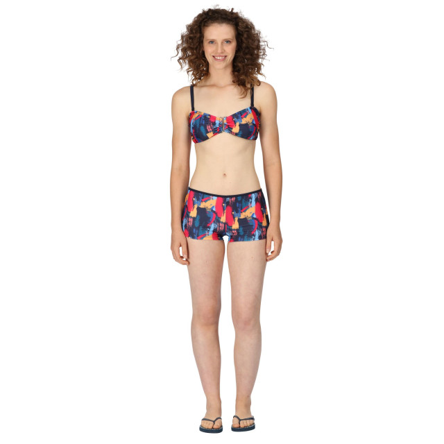 Regatta Dames aceana brush stroke bikinibroekje UTRG8751_navy large