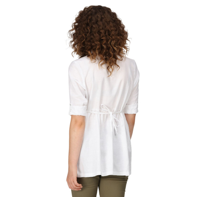 Regatta Dames nemora getextureerde katoenen blouse UTRG8752_white large