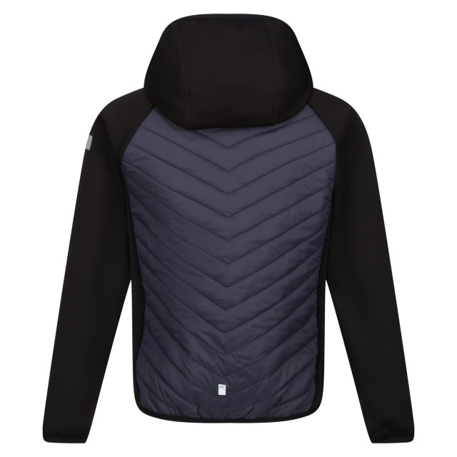 Regatta Kinder/kids kielder hybrid vii gewatteerd jack UTRG9365_blacksealgrey large