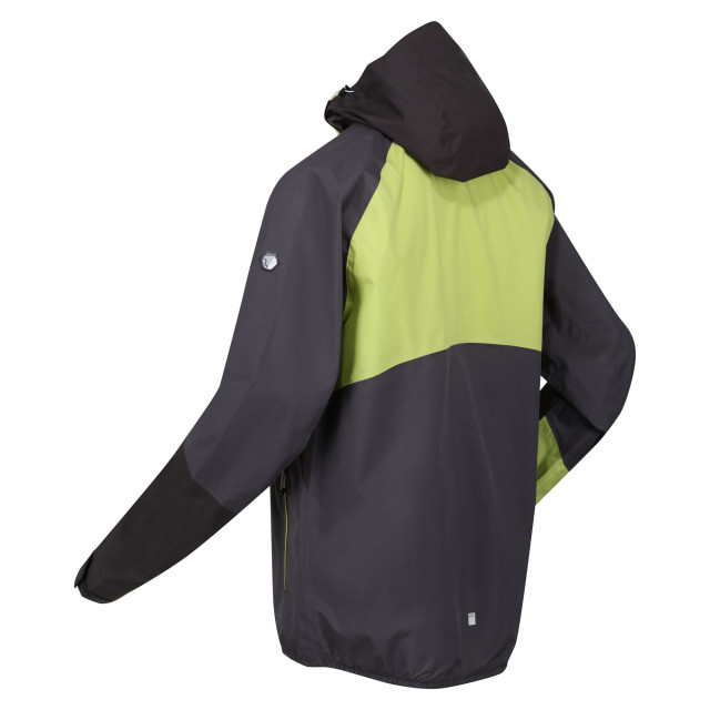 Regatta Heren deserto waterdichte jas met capuchon UTRG9149_sealgreygreenalgae large Regatta Heren deserto waterdichte jas met capuchon UTRG9149_sealgreygreenalgae large