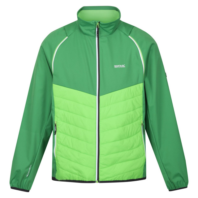 Regatta Heren steren hybride zachte shell jas UTRG9163_fieldgreenjasminegreen large Regatta Heren steren hybride zachte shell jas UTRG9163_fieldgreenjasminegreen large