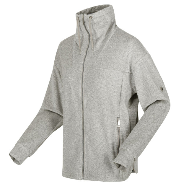 Regatta Dames jessalyn velours full zip fleecejack UTRG8997_palomagreymarl large Regatta Dames jessalyn velours full zip fleecejack UTRG8997_palomagreymarl large