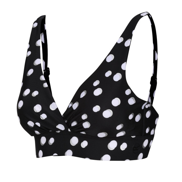 Regatta Dames paloma polka dot bikinitop UTRG9080_blackwhite large