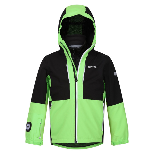 Regatta Hydrate viii 3 in 1 waterdichte jas voor kinderen/kinderen UTRG9316_jasminegreenblack large Regatta Hydrate viii 3 in 1 waterdichte jas voor kinderen/kinderen UTRG9316_jasminegreenblack large