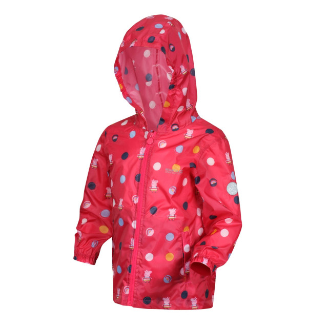Regatta Dames peppa pig packaway waterdicht jasje UTRG9588_brightblush large