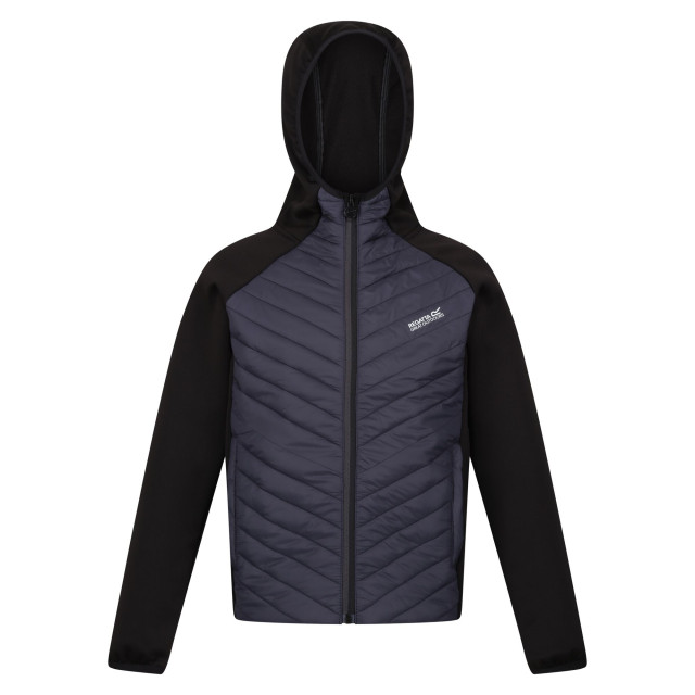 Regatta Kinder/kids kielder hybrid vii gewatteerd jack UTRG9365_blacksealgrey large