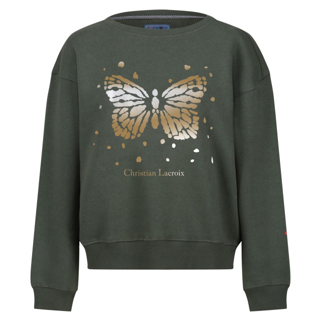 Regatta Dames christian lacroix beauvision vlinder sweatshirt UTRG9517_darkkhaki large