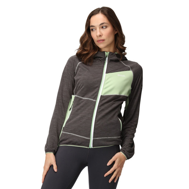 Regatta Dames attare ii marl jacket UTRG8879_quietgreensealgrey large