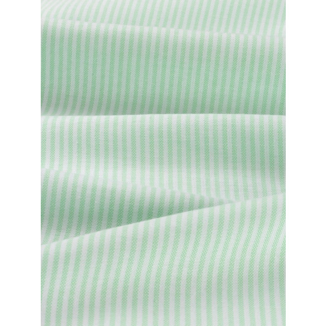 Van Harper Oxford organic light green stripes heren overhemd lange mouw Light Green Stripes/Oxford Organic large