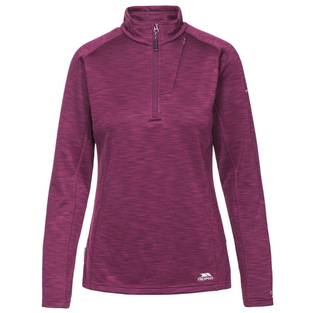 Trespass Dames fairford fleece top UTTP646_grapewinemarl large