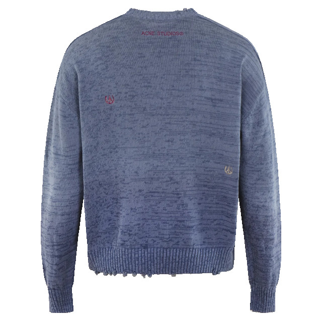 Acne Studios Heren fn-mn-knit000275 B60193-AAL-Denim blue large