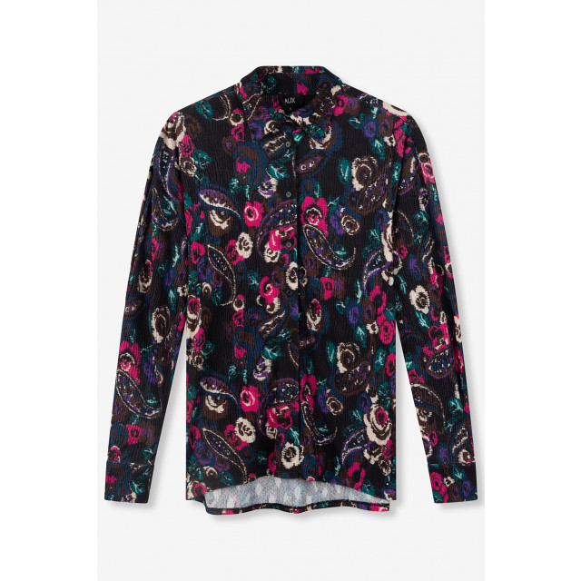 Alix The Label 2308922332 ladies woven paisley flower oversized blouse 2308922332 Ladies woven paisley flower oversized blouse large