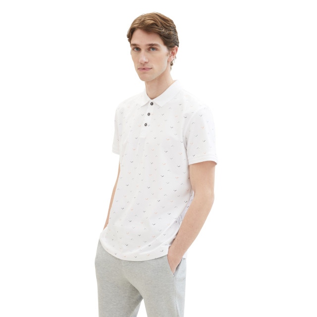 Tom Tailor Allover printed polo 1040913 large