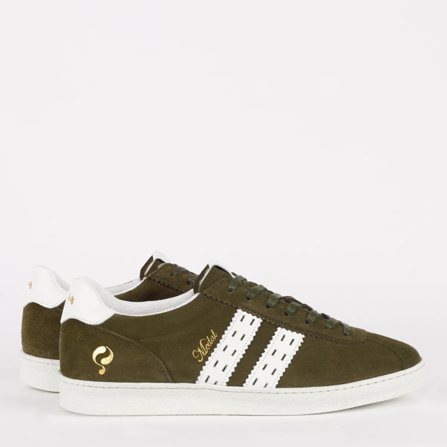 Q1905 Sneaker medal legergroen/wit QM111516-900-1 large