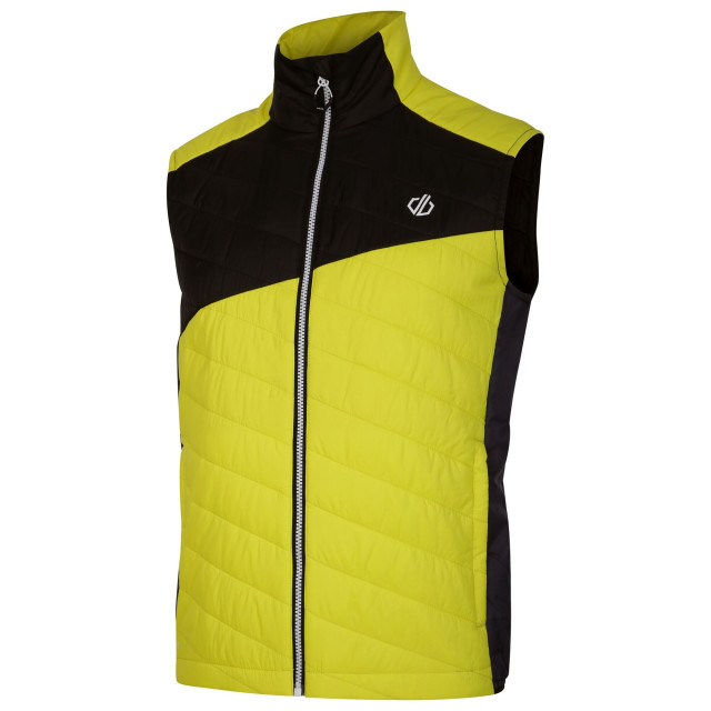 Dare2b Heren touring gewatteerd lichtgewicht gilet UTRG9015_neonspringblack large