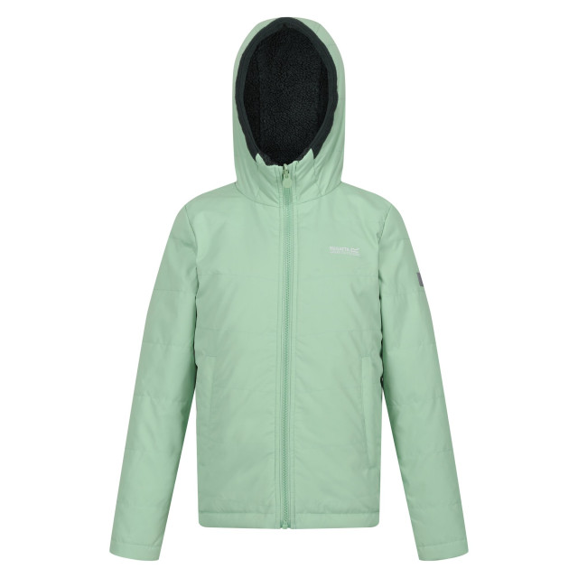 Regatta Kinder/kinder kyrell effen omkeerbaar jasje UTRG8895_quietgreendarkestspruce large