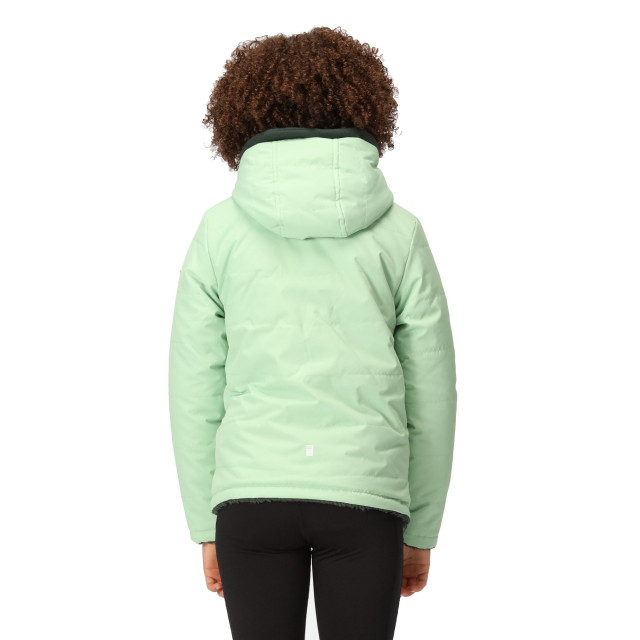 Regatta Kinder/kinder kyrell effen omkeerbaar jasje UTRG8895_quietgreendarkestspruce large
