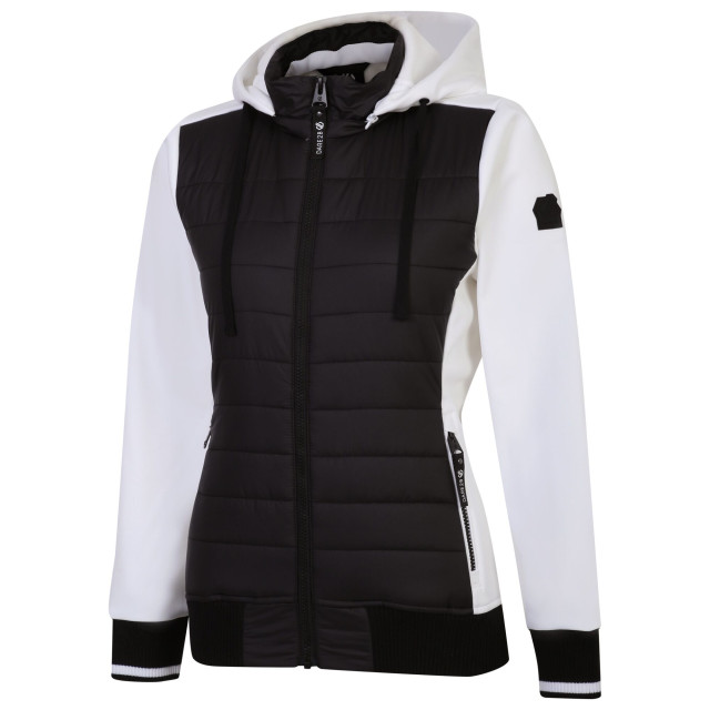 Dare2b Dames fend hooded jacket UTRG8918_blackwhite large