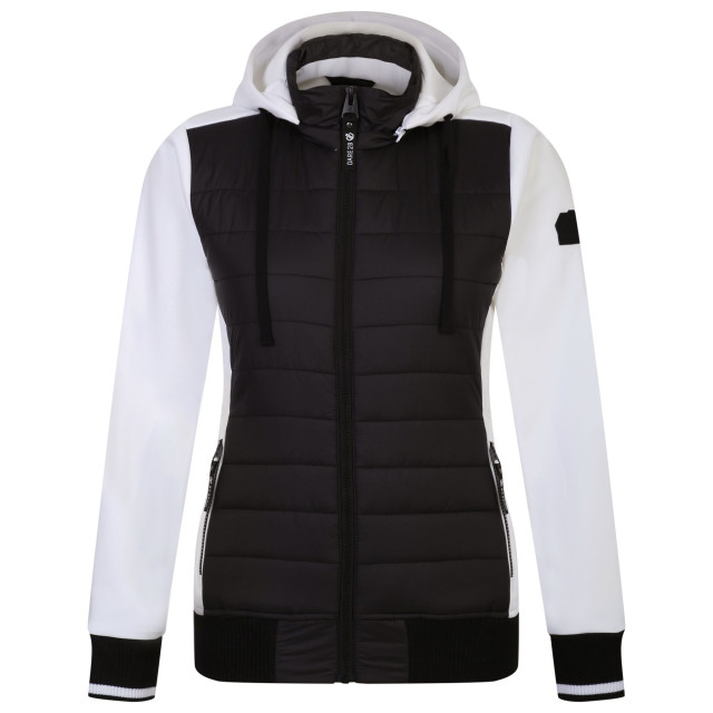 Dare2b Dames fend hooded jacket UTRG8918_blackwhite large