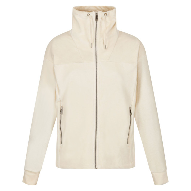 Regatta Dames velours full zip fleecejack UTRG8864_lightvanilla large Regatta Dames velours full zip fleecejack UTRG8864_lightvanilla large