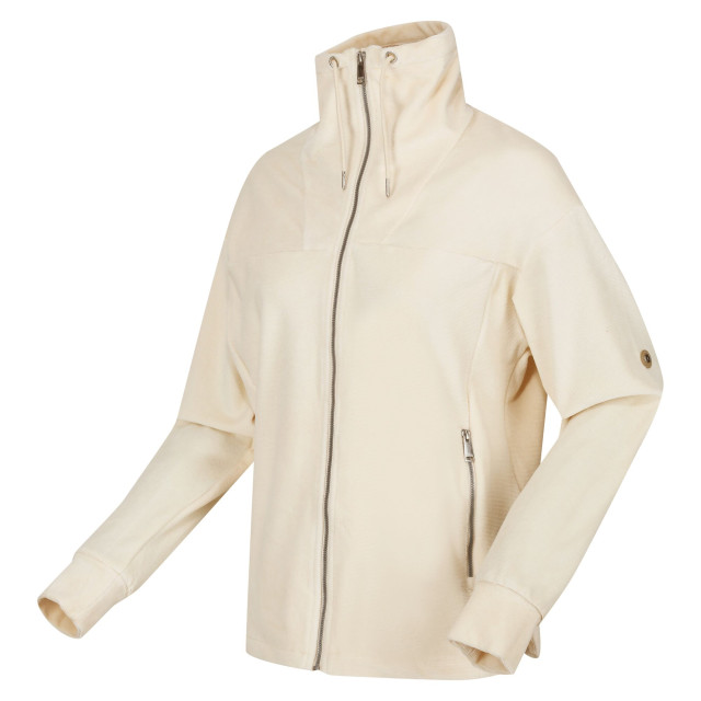 Regatta Dames velours full zip fleecejack UTRG8864_lightvanilla large Regatta Dames velours full zip fleecejack UTRG8864_lightvanilla large