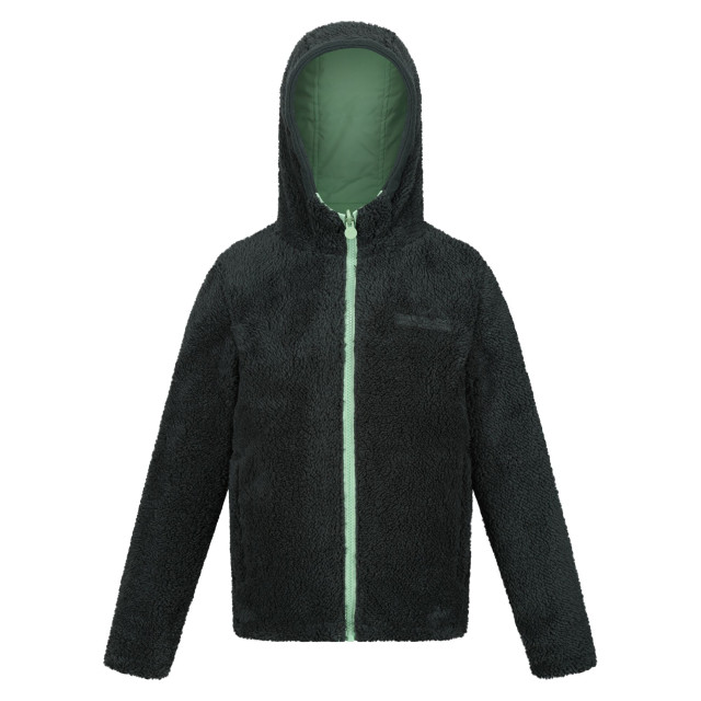 Regatta Kinder/kinder kyrell effen omkeerbaar jasje UTRG8895_quietgreendarkestspruce large