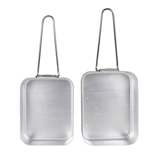 Regatta Grote buiten camping mess tin set UTRG2720_silver large