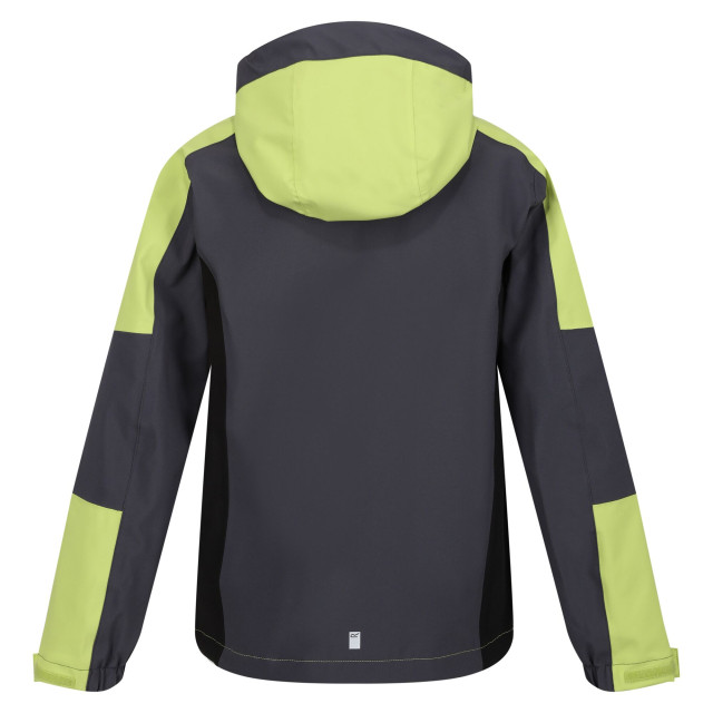 Regatta Kinder/kinder highton iv waterdichte jas UTRG9638_sealgreygreenalgae large